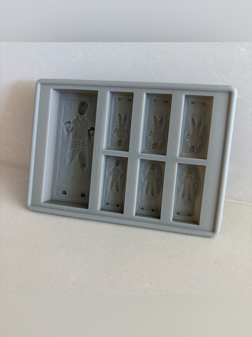 Han Solo in Carbonite Silicone Mold - Gray